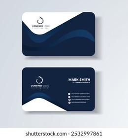 Business card design template, Clean professional business card template, visiting card, business card template.