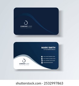 Business card design template, Clean professional business card template, visiting card, business card template.