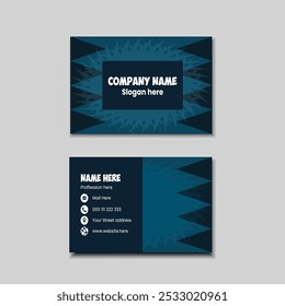 Business card design template, Clean professional business card template, visiting card, business card template.