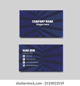 Business card design template, Clean professional business card template, visiting card, business card template.