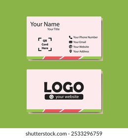 Business card design template, Clean professional business card template, visiting card, business card template.