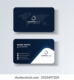 Business card design template, Clean professional business card template, visiting card, business card template.