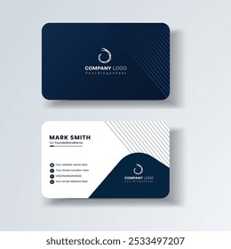 Business card design template, Clean professional business card template, visiting card, business card template.