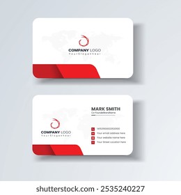 Business card design template, Clean professional business card template, visiting card, business card template.