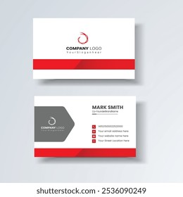 Business card design template, Clean professional business card template, visiting card, business card template.