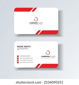 Business card design template, Clean professional business card template, visiting card, business card template.