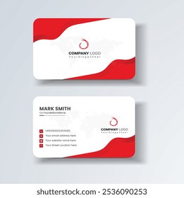 Business card design template, Clean professional business card template, visiting card, business card template.