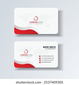 Business card design template, Clean professional business card template, visiting card, business card template.