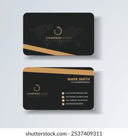 Business card design template, Clean professional business card template, visiting card, business card template.