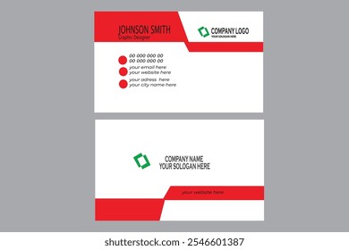 Business card design template, Clean professional business card template, visiting card, business 