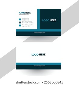 Business card design template, Clean professional business card template, visiting card, business card template