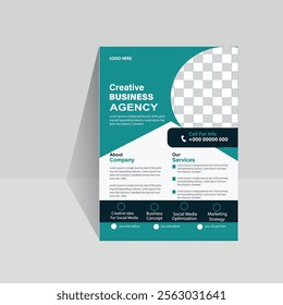 Business card design template, Clean professional business card template