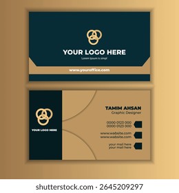 Business card design template, Clean professional business card template, visiting card, business card template.