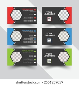 Business card design template, Double-sided creative Clean professional business card vector design, visiting card, business card template. Vecto illustration design. Horizontal layout, Print ready An