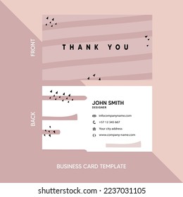 Business Card Design Template Editable 