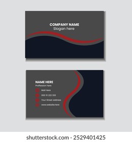 business card design template editable ill