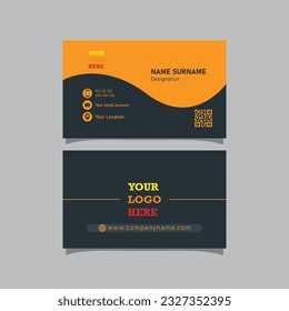 Business Card Design Template- Illustration