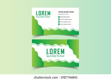 Business Card Design template. Luxury, Modern, Elegant, Professional Minimalist Business card Design Template. Vector illustration