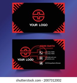 Business card design, Business card template, modern creative and clean business card template