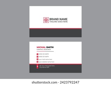 business card design template and modern visiting card design.