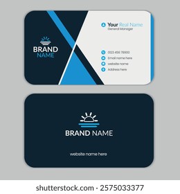 Business card design template, Modern and Professional business card template, visiting card, business Id card template