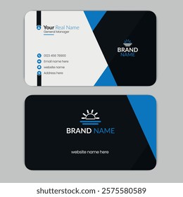 Business card design template, Modern and Professional business card template, visiting card, business Id card template