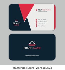 Business card design template, Modern and Professional business card template, visiting card, business Id card template