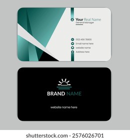 Business card design template, Modern and Professional business card template, visiting card, business Id card template