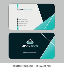 Business card design template, Modern and Professional business card template, visiting card, business Id card template