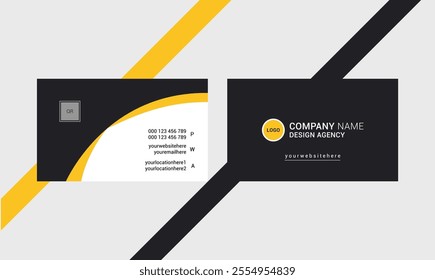 Business card design template for business and personal use