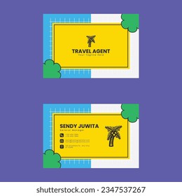 Publicación de plantilla de diseño de tarjeta de presentación