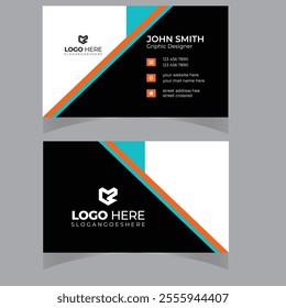 
Business card design template professional corporate business card visiting card elegant design 