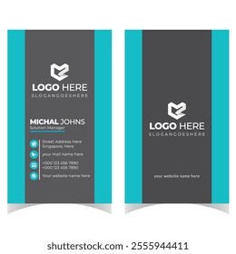 
Business card design template professional corporate business card visiting card elegant design 
