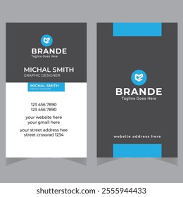 
Business card design template professional corporate business card visiting card elegant design 