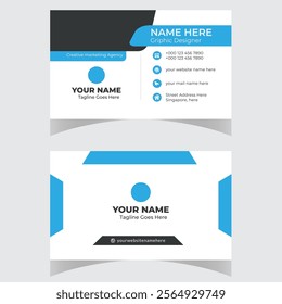 Business card design template professional corporate business card visiting card elegant design 