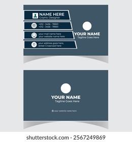 Business card design template professional corporate business 