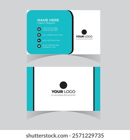 Business card design template professional corporate business card visiting card elegant design 
