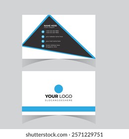 Business card design template professional corporate business card visiting card elegant design 
