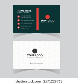 Business card design template professional corporate business card visiting card elegant design 
