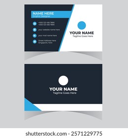 Business card design template professional corporate business card visiting card elegant design 
