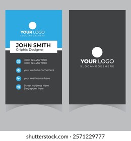 Business card design template professional corporate business card visiting card elegant design 
