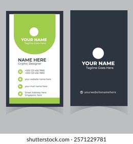 Business card design template professional corporate business card visiting card elegant design 
