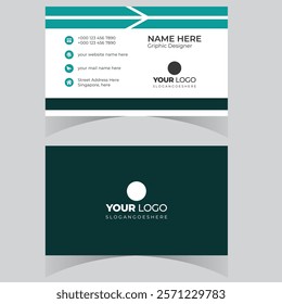 Business card design template professional corporate business card visiting card elegant design 
