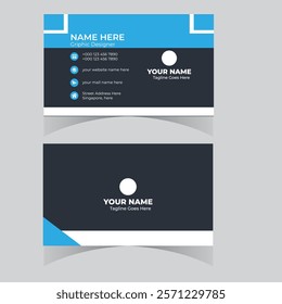 Business card design template professional corporate business card visiting card elegant design 
