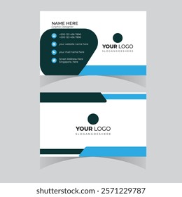 Business card design template professional corporate business card visiting card elegant design 
