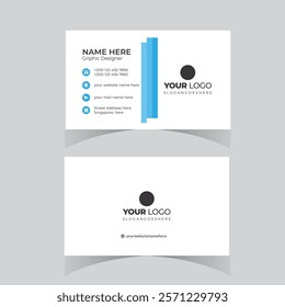 Business card design template professional corporate business card visiting card elegant design 
