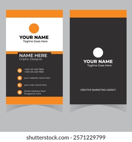 Business card design template professional corporate business card visiting card elegant design 
