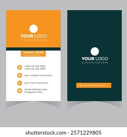 Business card design template professional corporate business card visiting card elegant design 
