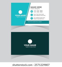 Business card design template professional corporate business card visiting card elegant design 
