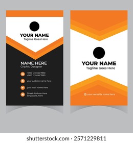 Business card design template professional corporate business card visiting card elegant design 
